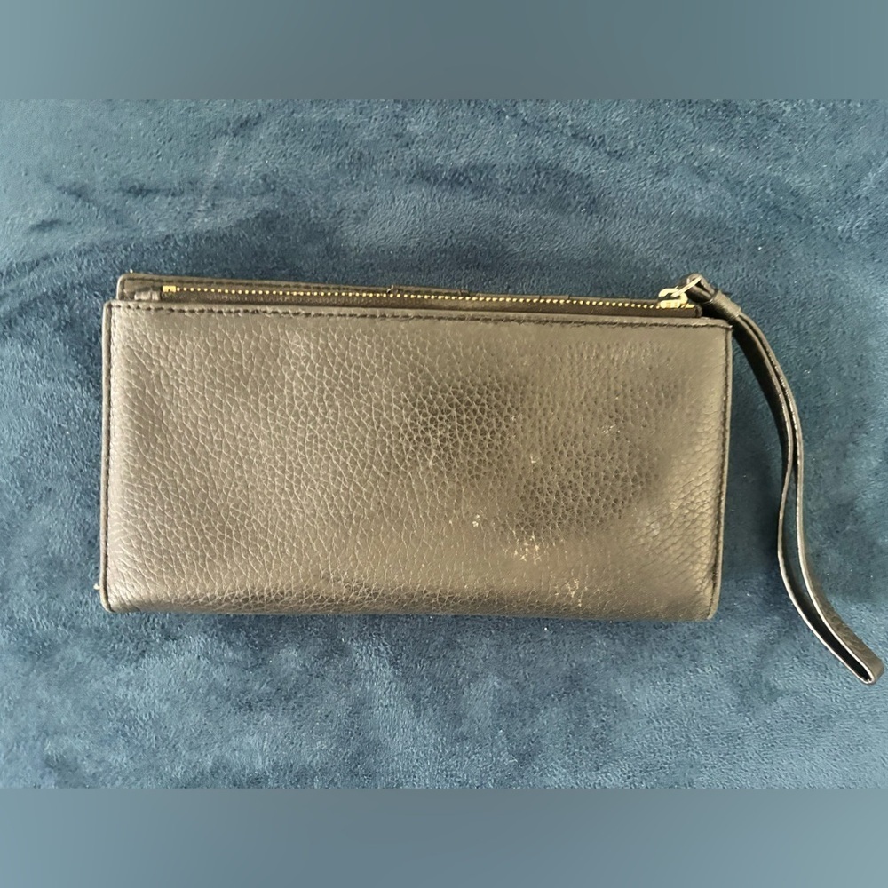 Kate Spade Black Leather Wallet Clutch - Picture 9 of 14